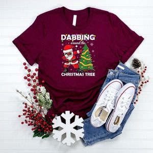 Dabbing Around The Christmas Tree Shirt, Christmas Shirt, Funny Christmas Shirt